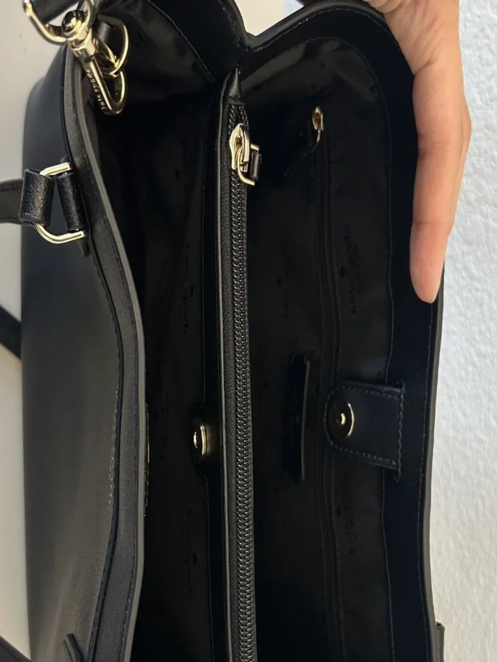 Kate Spade Sienna Satchel Bag, Grain Leather, New, Black